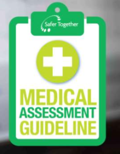 SaferTogether Medical Assessment Guidelines graphic